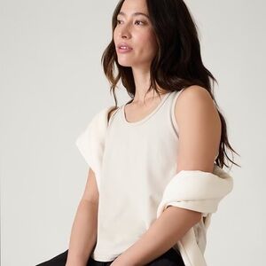 Athleta Cream Tank Top